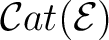 $\mathcal{C}at(\mathcal{E})$