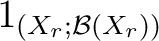 $1_{(X_r; \mathcal{B}(X_r))}$