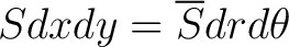 $\displaystyle \left\vert\begin{array}{ll} \cos \theta & \sin \theta \ -\frac{... ...ight\vert=\frac{1}{r} \left( \cos^2 \theta +\sin^2 \theta \right) = \frac{1}{r}$