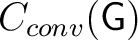 $C_{conv}({\mathsf{G}})$