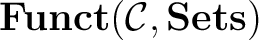 ${\bf Funct}(\mathcal{C},{\bf Sets})$