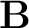 $\mathbf{B}\,$