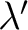 $\lambda' $