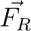 $\vec{F_R}$