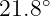 21.8∘ 