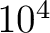 $10^{4}$