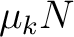 $\mu_kN$
