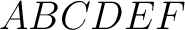 $ABCDEF$