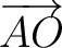 $\overrightarrow{AO}$