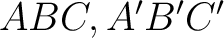$ABC,A'B'C'$