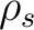 $\rho_s$