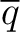 $\overline q$