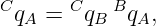 CqA =  CqB BqA,

