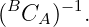 (BC )−1.
A