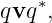     ∗
qvq  ,
