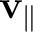 $\mathbf v_{\parallel}$