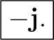 $\displaystyle \boxed{-\mathbf j.}$
