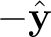 $-\hat{\mathbf y}$