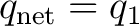 $q_{\mathrm{net}}=q_1$