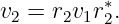 v =  r v r∗.
 2    2 1 2
