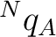 ${}^{N}q_A$