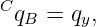 Cq  =  q ,
  B     y
