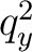 $q_y^2$