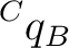 $\displaystyle {}^{C}q_B $