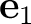 $\mathbf e_1$