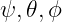ψ,𝜃,ϕ
