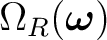 $\Omega_R(\boldsymbol\omega)$