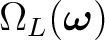 $\Omega_L(\boldsymbol\omega)$