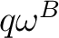 $q\omega^{B}$