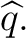$\displaystyle \widehat q. $