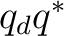 $q_dq^*$