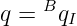 q = BqI
