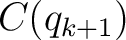 $C(q_{k+1})$