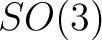 $SO(3)$