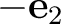$-\mathbf e_2$