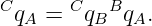C qA = CqBBqA.
