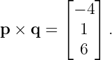         ⌊    ⌋
          − 4
p × q = ⌈  1 ⌉ .
           6
