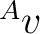 ${}^{A}v$