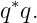 q∗q.
