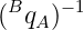 (BqA)− 1
