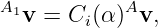 A1v = Ci (α)Av,

