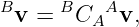 Bv =  BCAAv,
