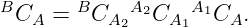 B      B    A2    A1
 CA  =  CA2   CA1   CA.

