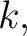 $\displaystyle k, $