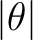 $\vert\theta\vert$