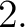$\displaystyle 2.$